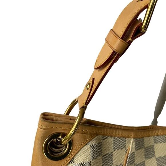 Louis Vuitton Galliera PM Monogram Canvas Handbag Shoulder Bag Damier Azur - Picture 13 of 15